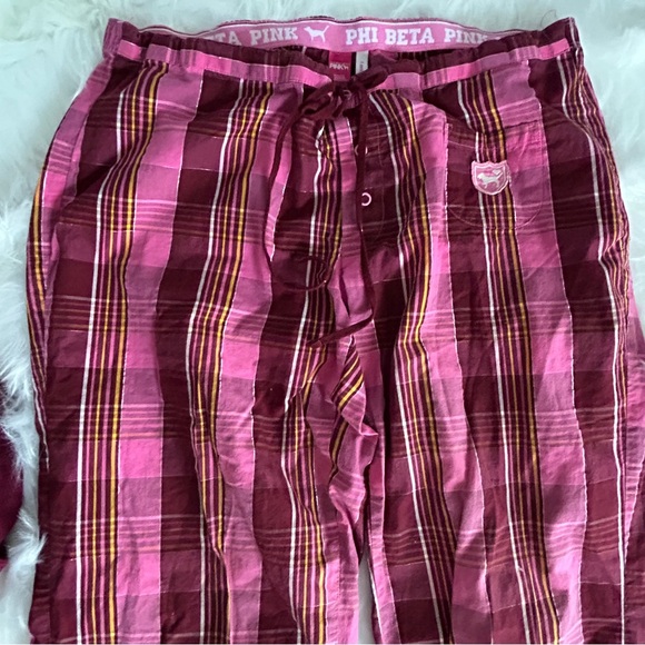 HTF VERY RARE AND VINTAGE PINK VS 2006 Secret Society Display Tee & Lounge Pants - Picture 9 of 14